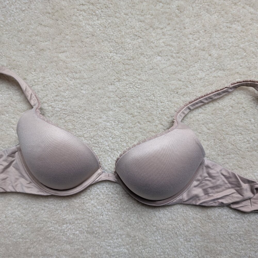 victorias secret 32 c body by victoria push up bra beige nude
